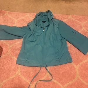 Teal Sojo windbreaker